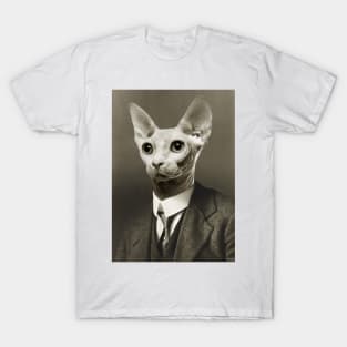 Gentleman Sphynx Cat - Pet Gift T-Shirt